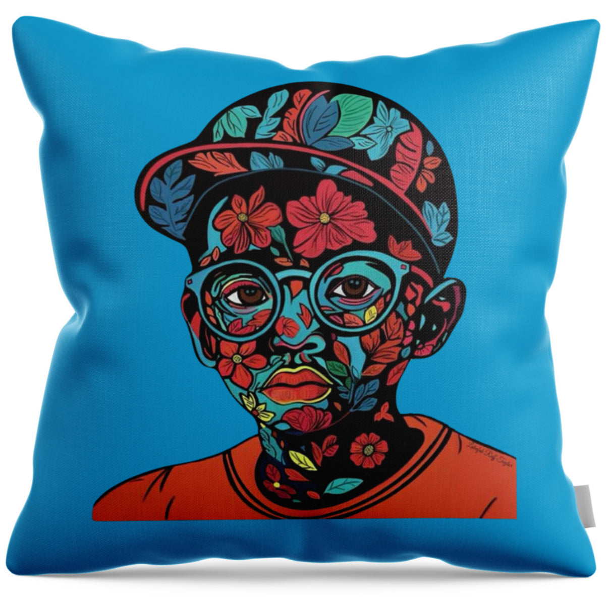 Boy In Bloom Pillow