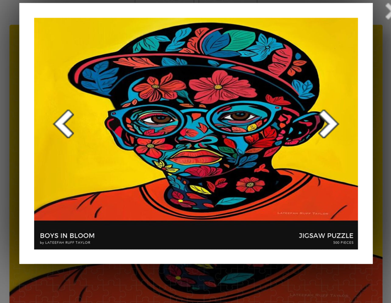 Landscape Boy in Bloom Jigsaw Puzzle