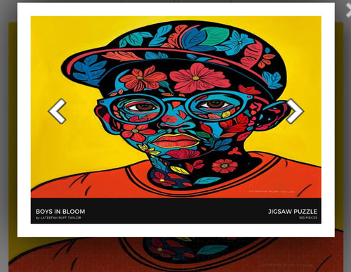 Landscape Boy in Bloom Jigsaw Puzzle