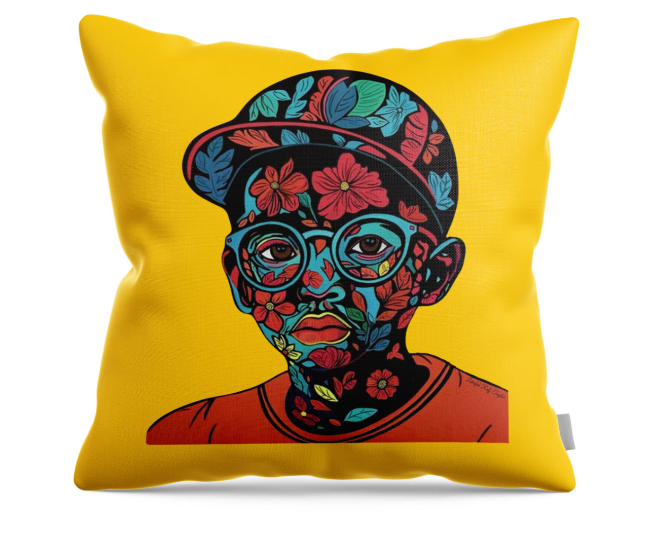 Boy In Bloom Pillow